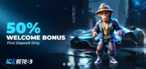 50% welcome bonus